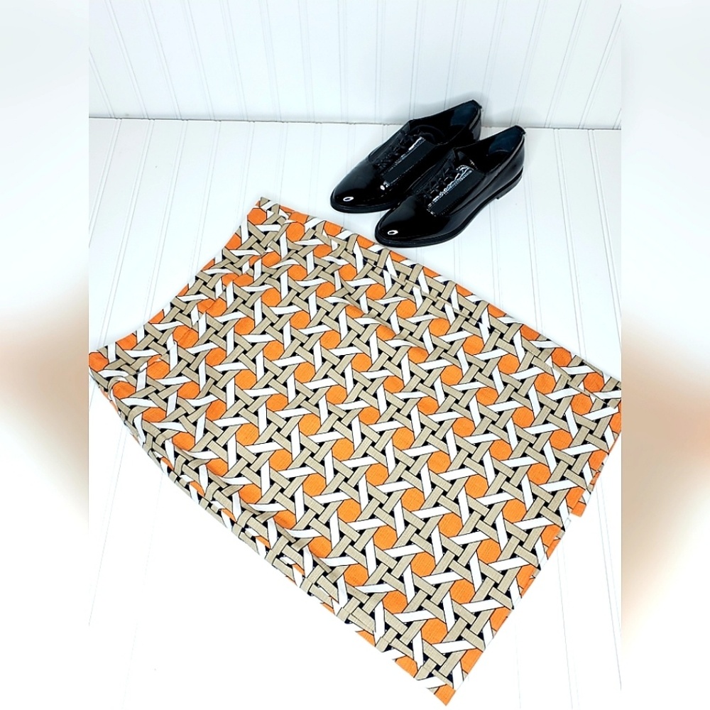 Banana Republic Mod Pattern Pencil Skirt SZ 0